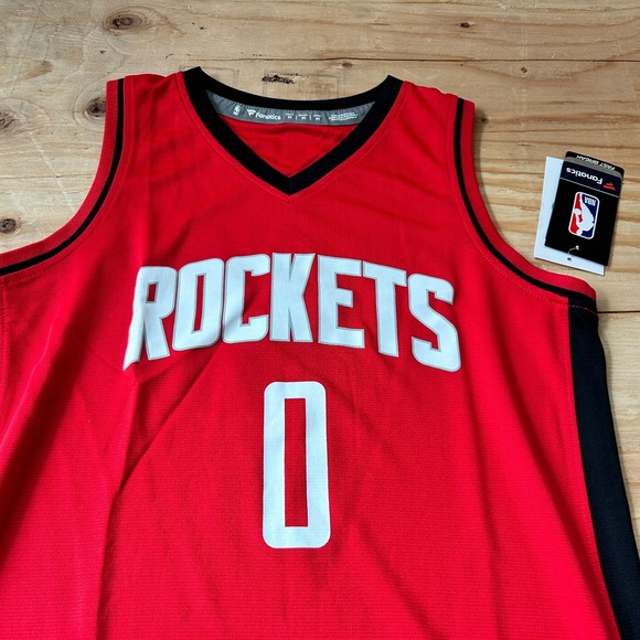 Fanatics Houston Rockets Jersey Youth Mediun NBA Basketball Jalen Green #0 Red - Picture 3 of 10